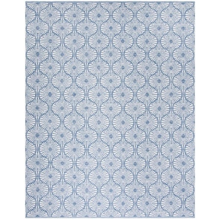 Safavieh Montauk Large Rectangle Area Rug Blue & Ivory - 8 x 10 ft. MTK606B-8
